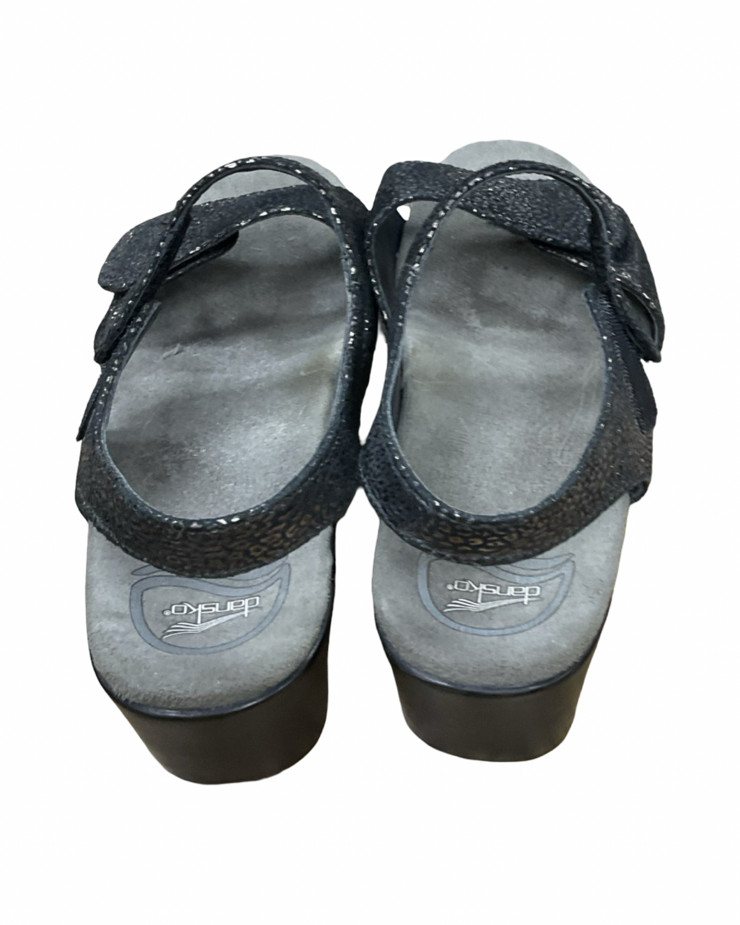 Sandals Heels Platform By Dansko In Black, Size:6.5