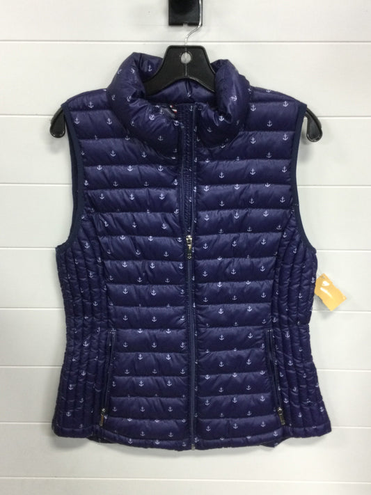 Vest Puffer & Quilted By Tommy Hilfiger In Navy, Size:M