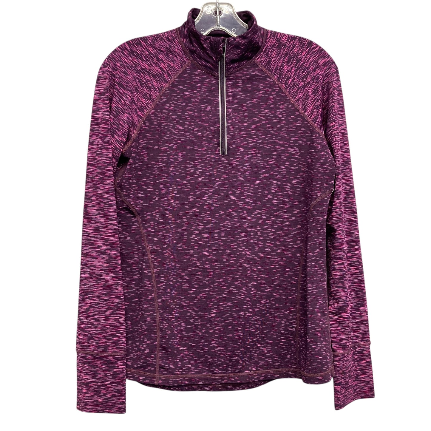 Athletic Top Ls Collar By Ideology In Purple, Size:S