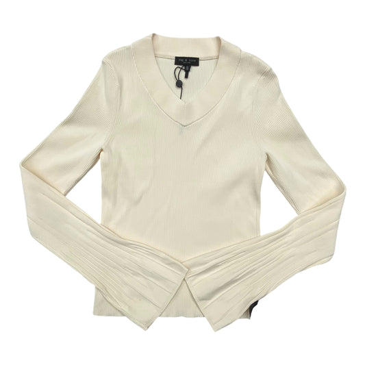 Top Ls By Rag And Bone In Cream, Size:Xs