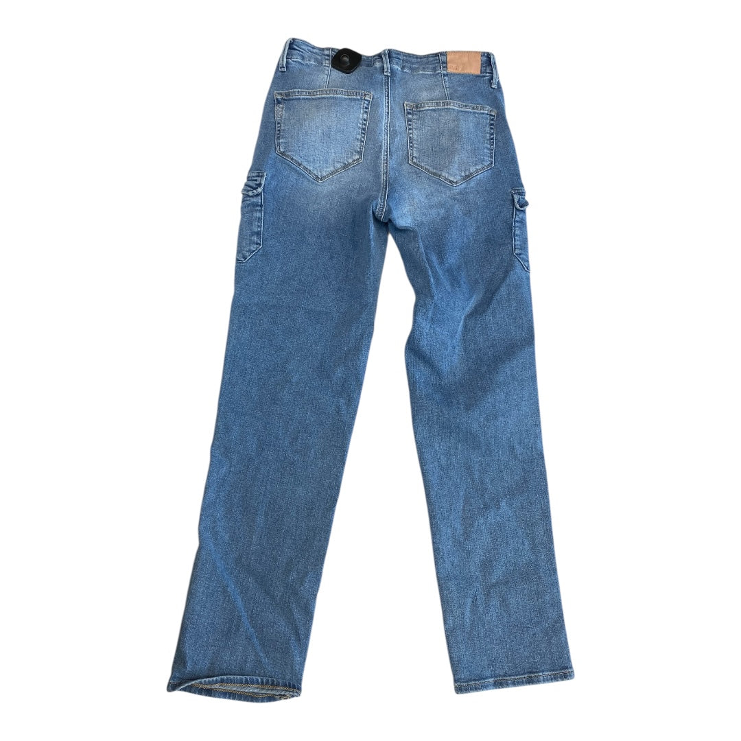 Jeans Straight By Paige In Blue Denim, Size:6