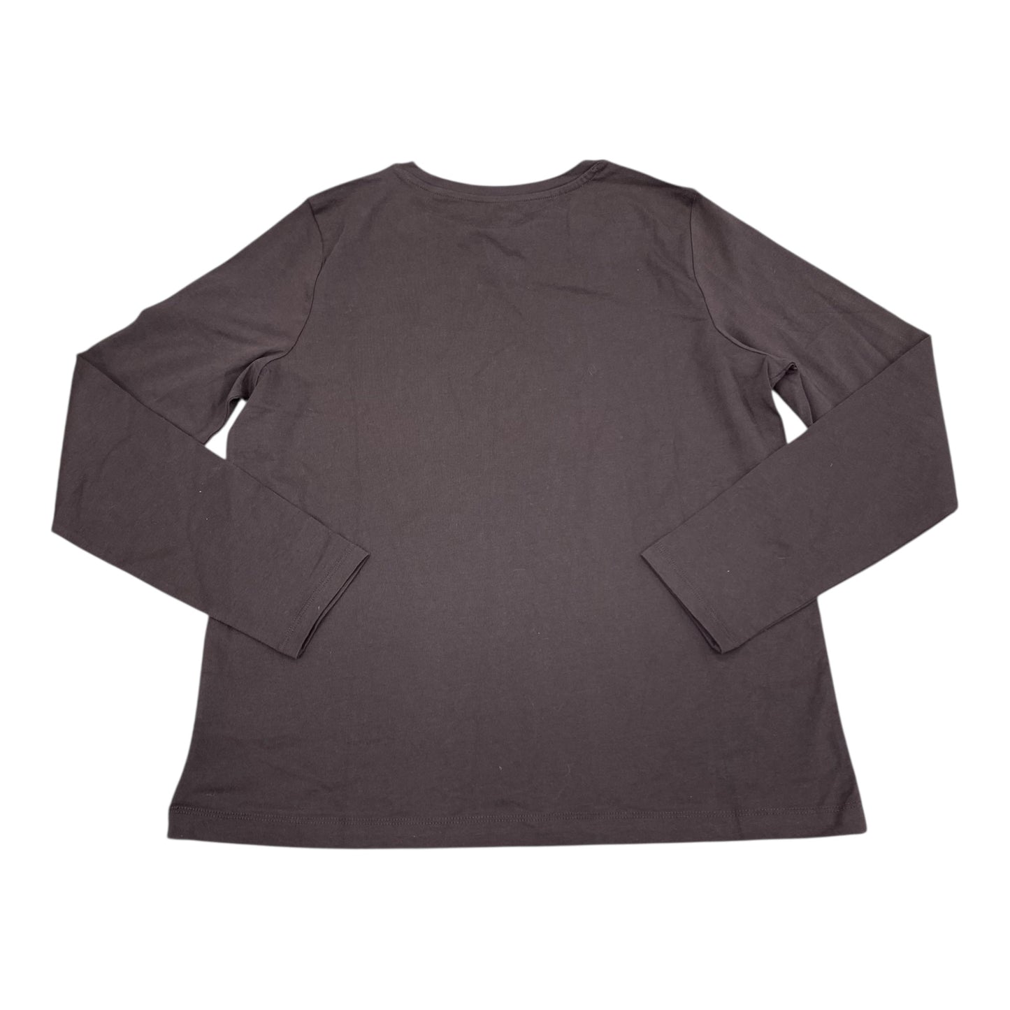 Top Ls Basic By Lands End In Brown, Size:S