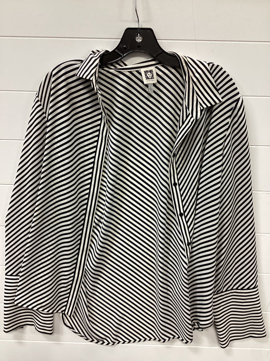 Top Ls By Anne Klein In Cream, Size:L