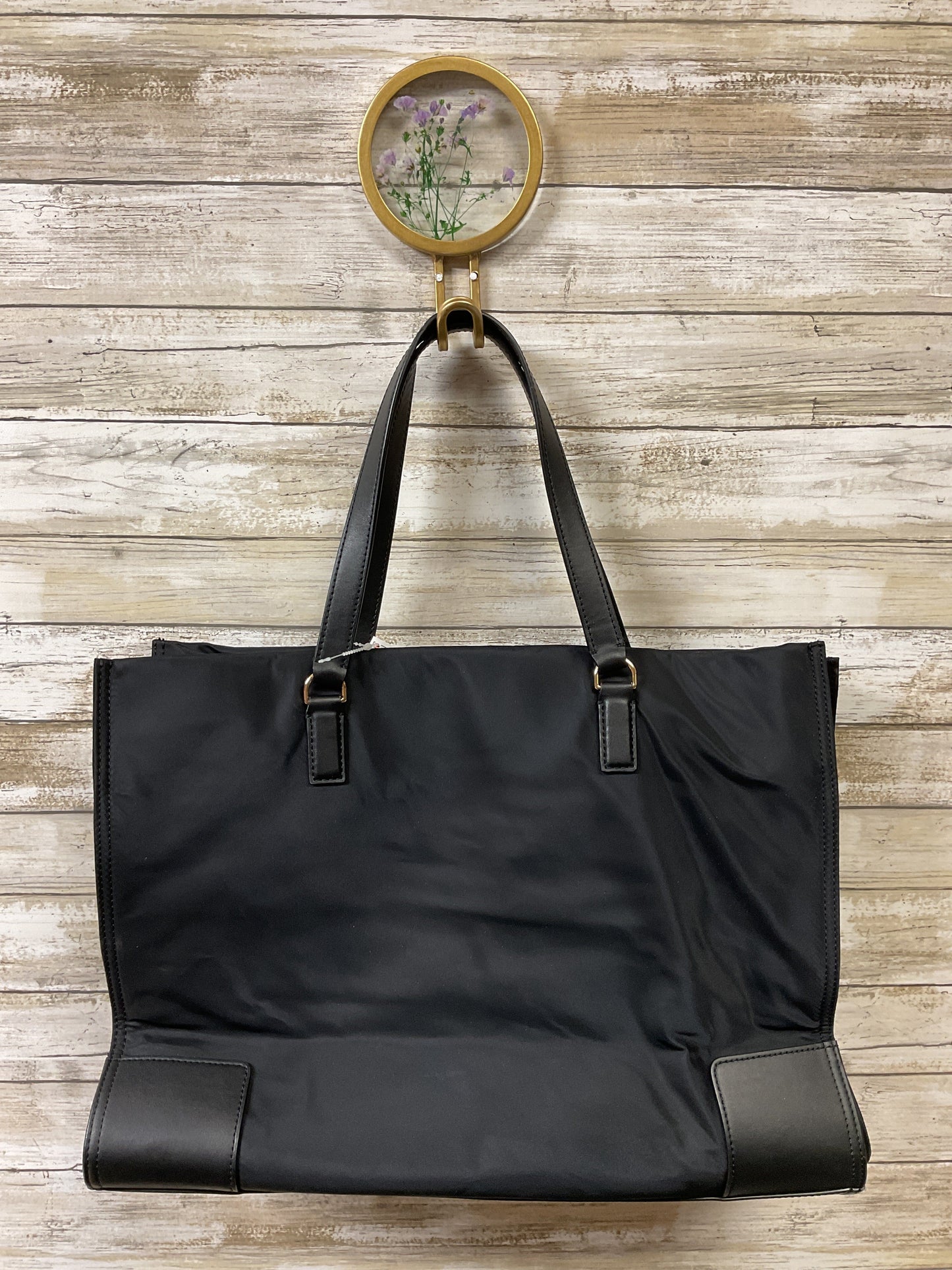 Handbag Designer By Tory Burch In Black, Size:Large