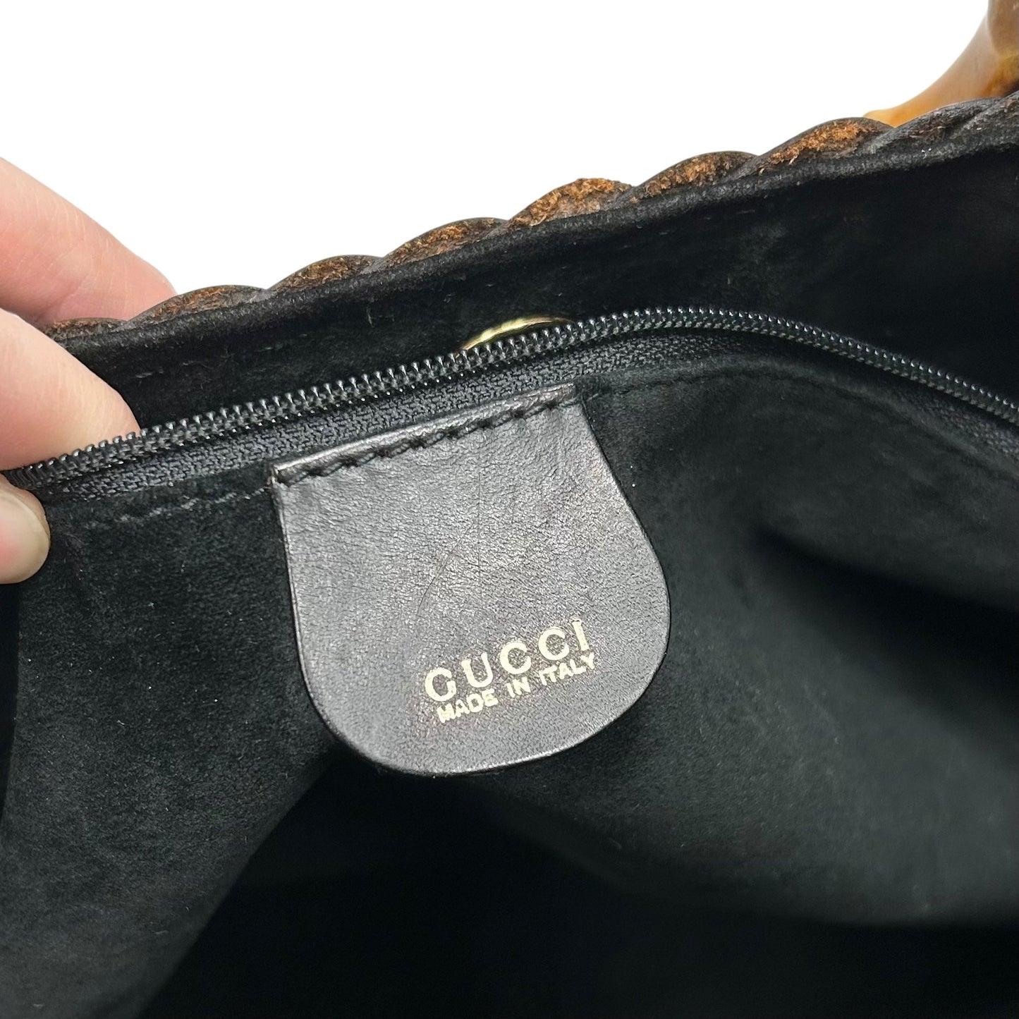 Handbag Luxury Designer By Gucci, Size: Large