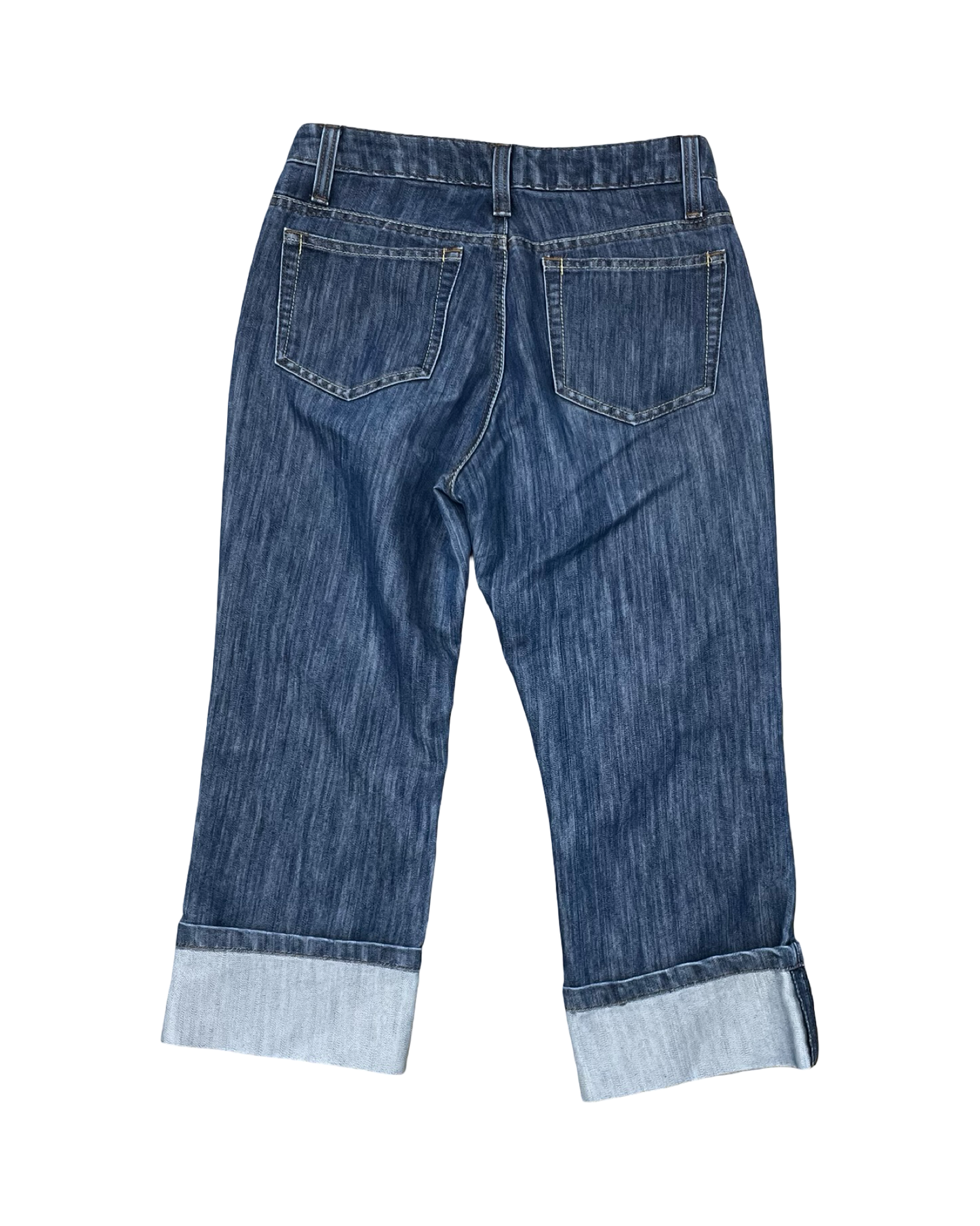 Jeans Cropped By Merona In Blue Denim, Size:2