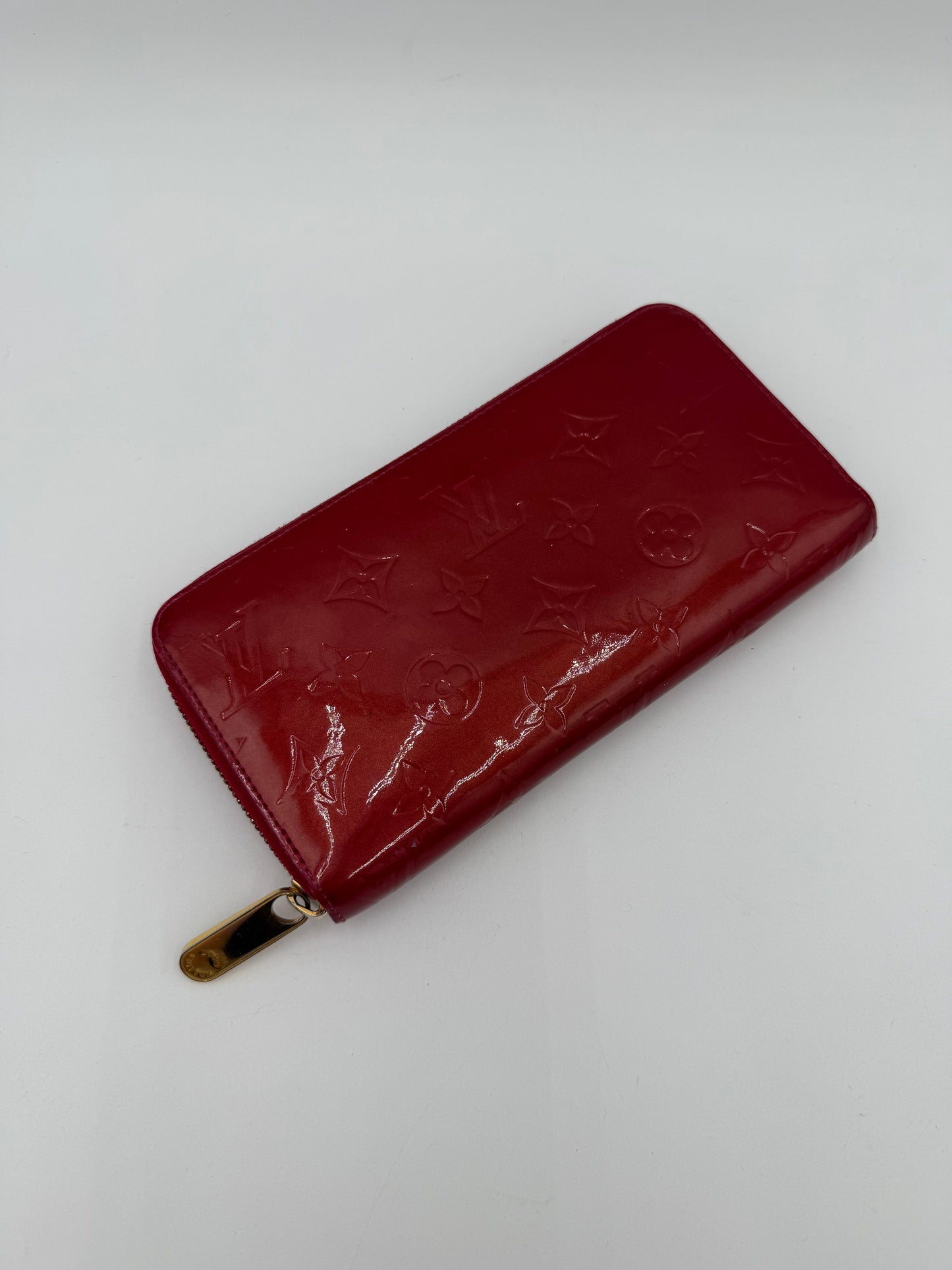 Wallet Luxury Designer By Louis Vuitton In Red, Size:Large