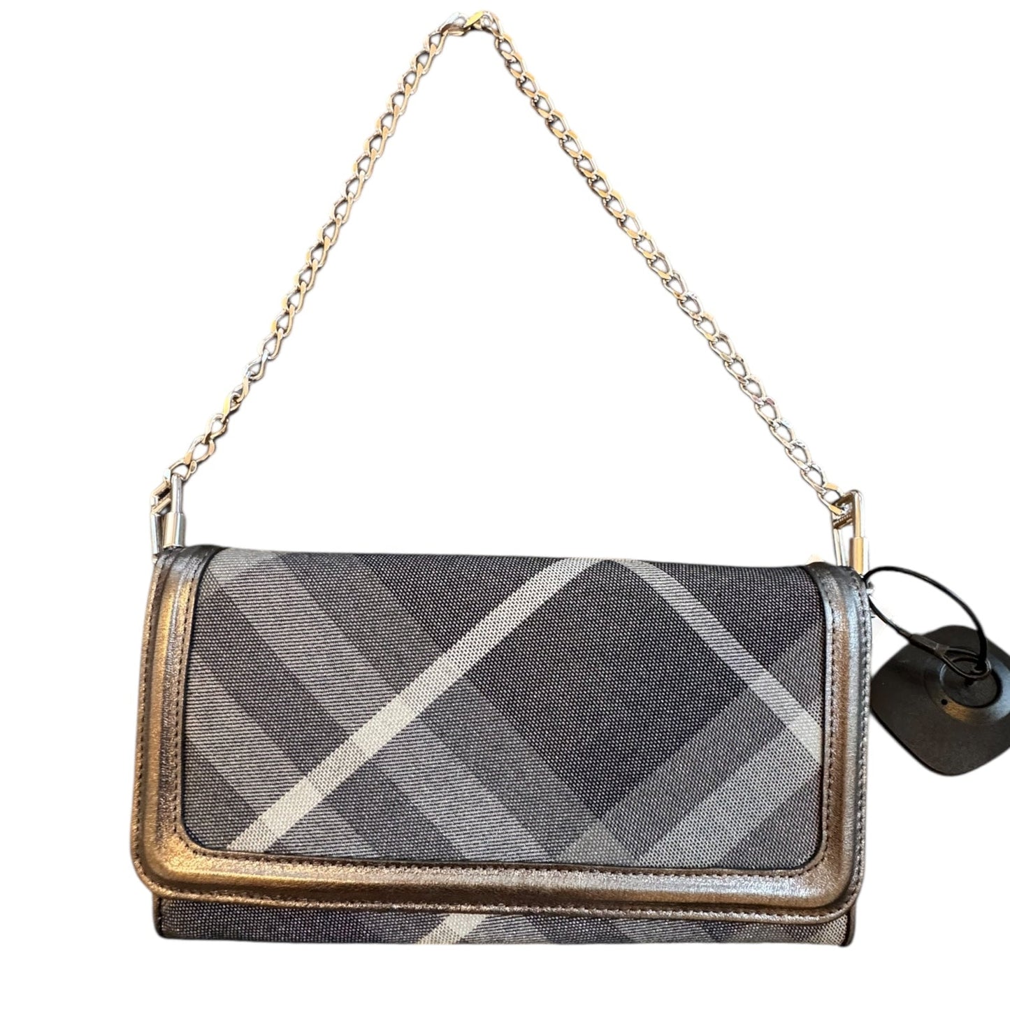 Handbag Luxury Designer By Burberry In Blue, Size:Small