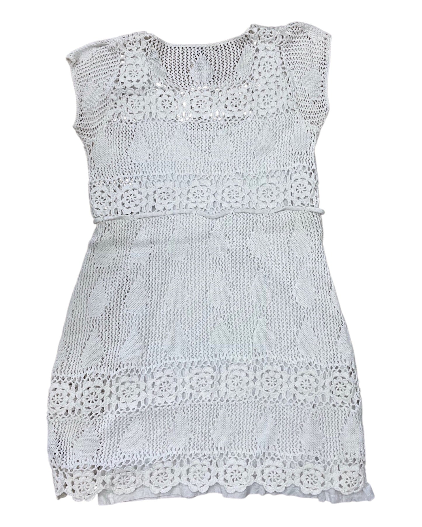 Dress Casual Midi By Fever In White, Size:Xl