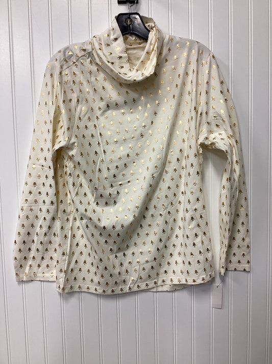 Top Ls By Talbots In Cream, Size:Xl