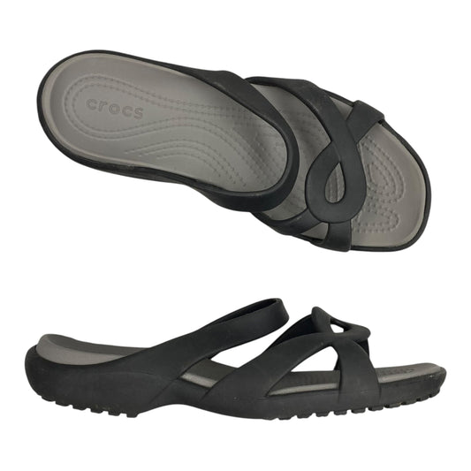 Sandals Sport By Crocs In Black, Size:8