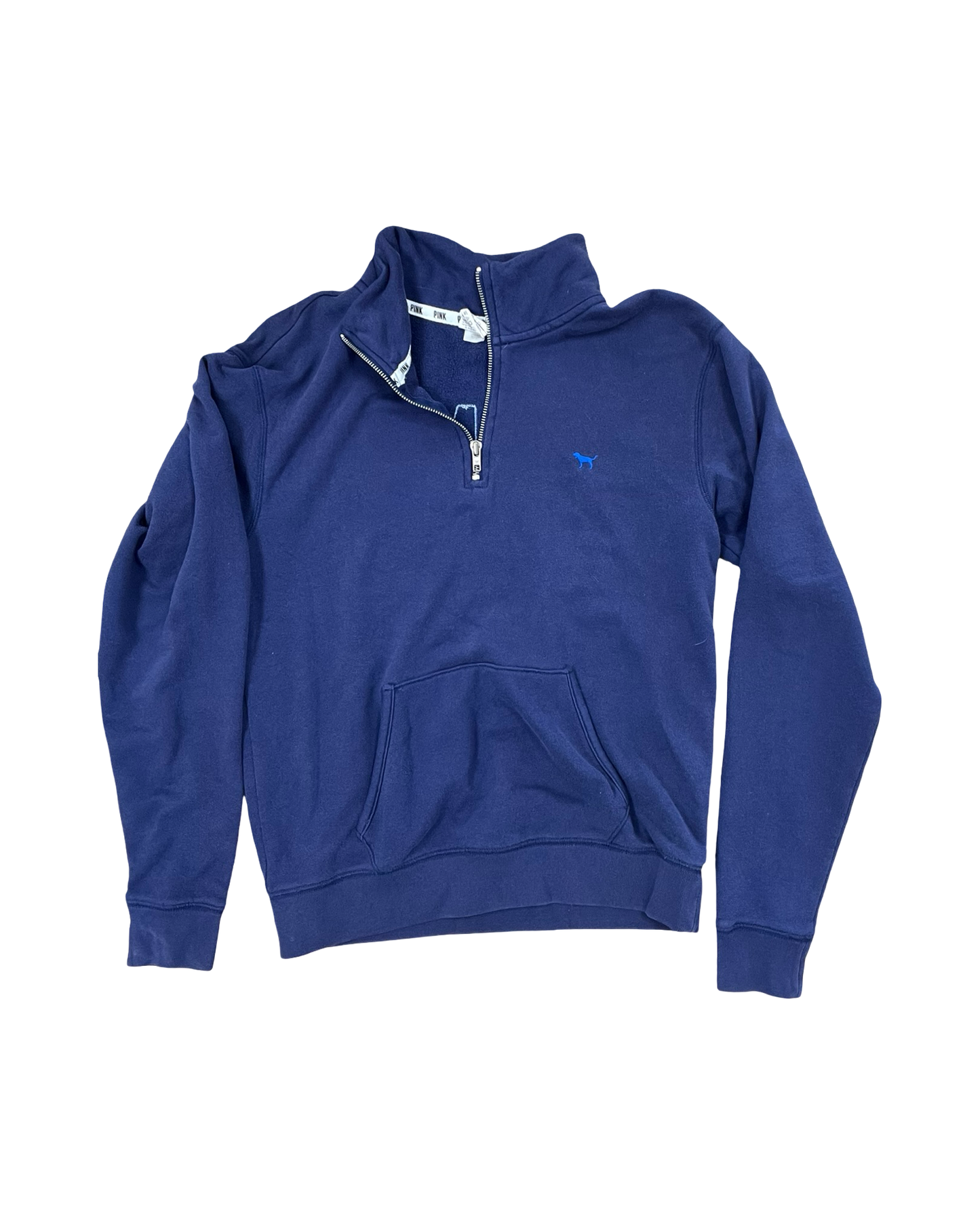 Sweatshirt Collar By Pink In Blue, Size:Xs