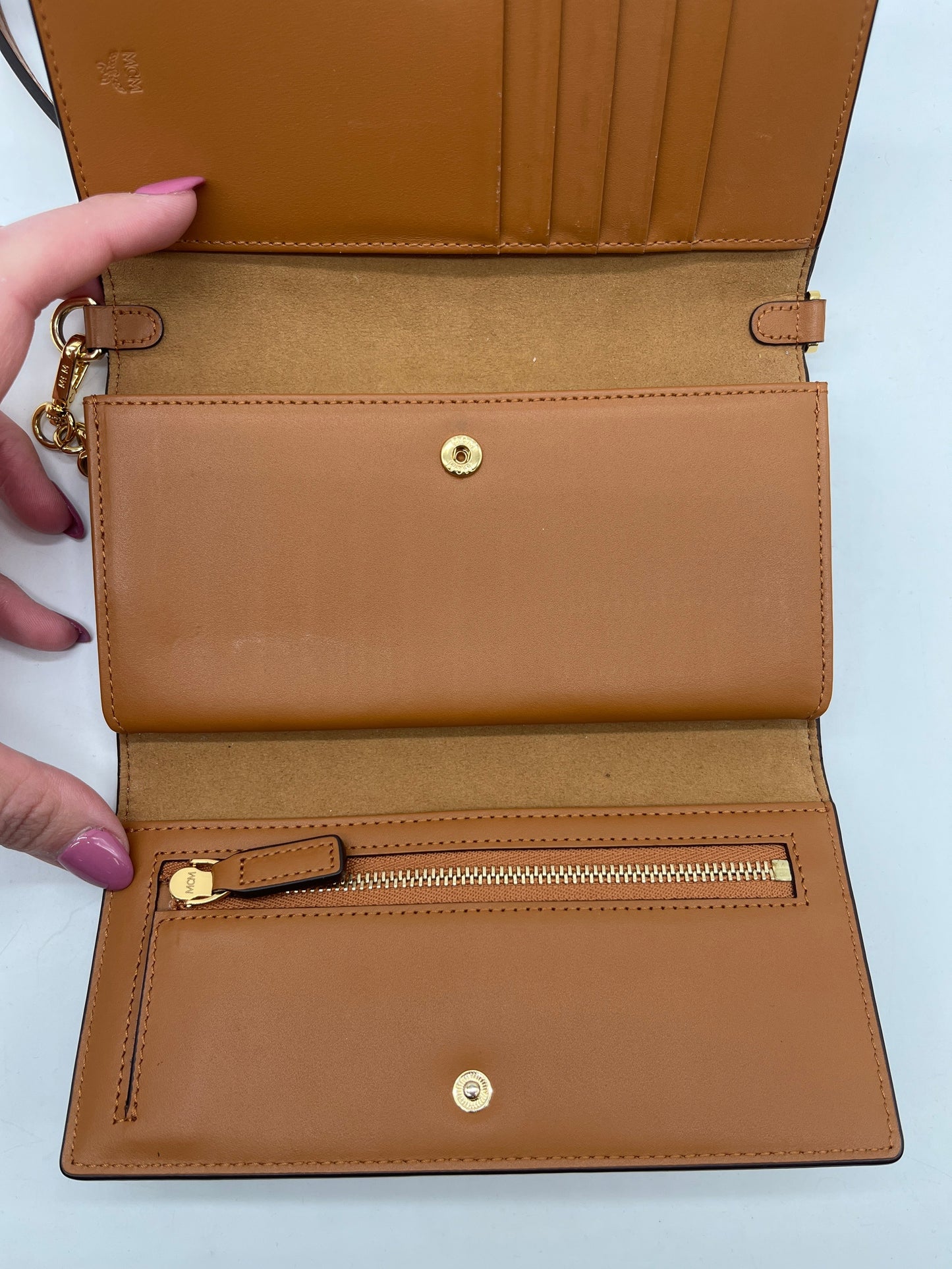 Crossbody Luxury Designer By Mcm, Size: Small