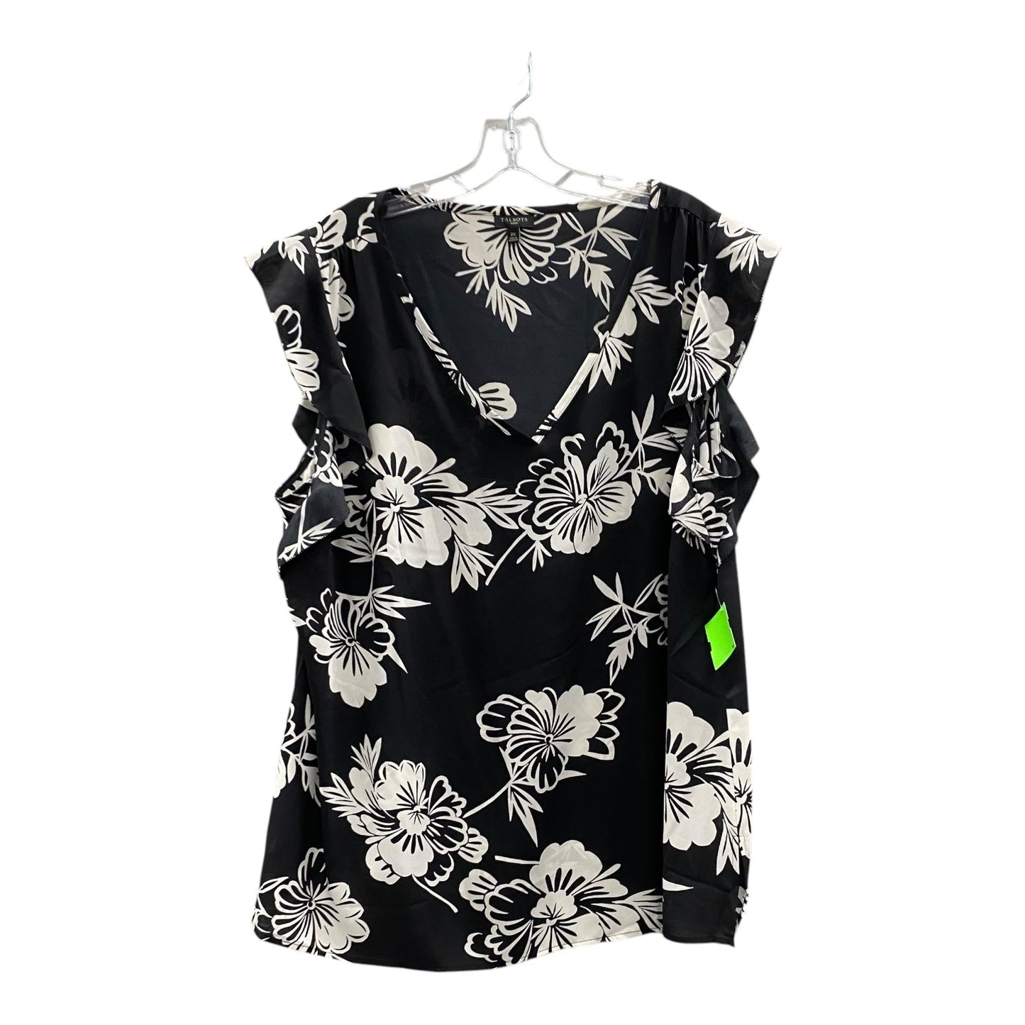 Top Ss By Talbots In Black, Size:2X