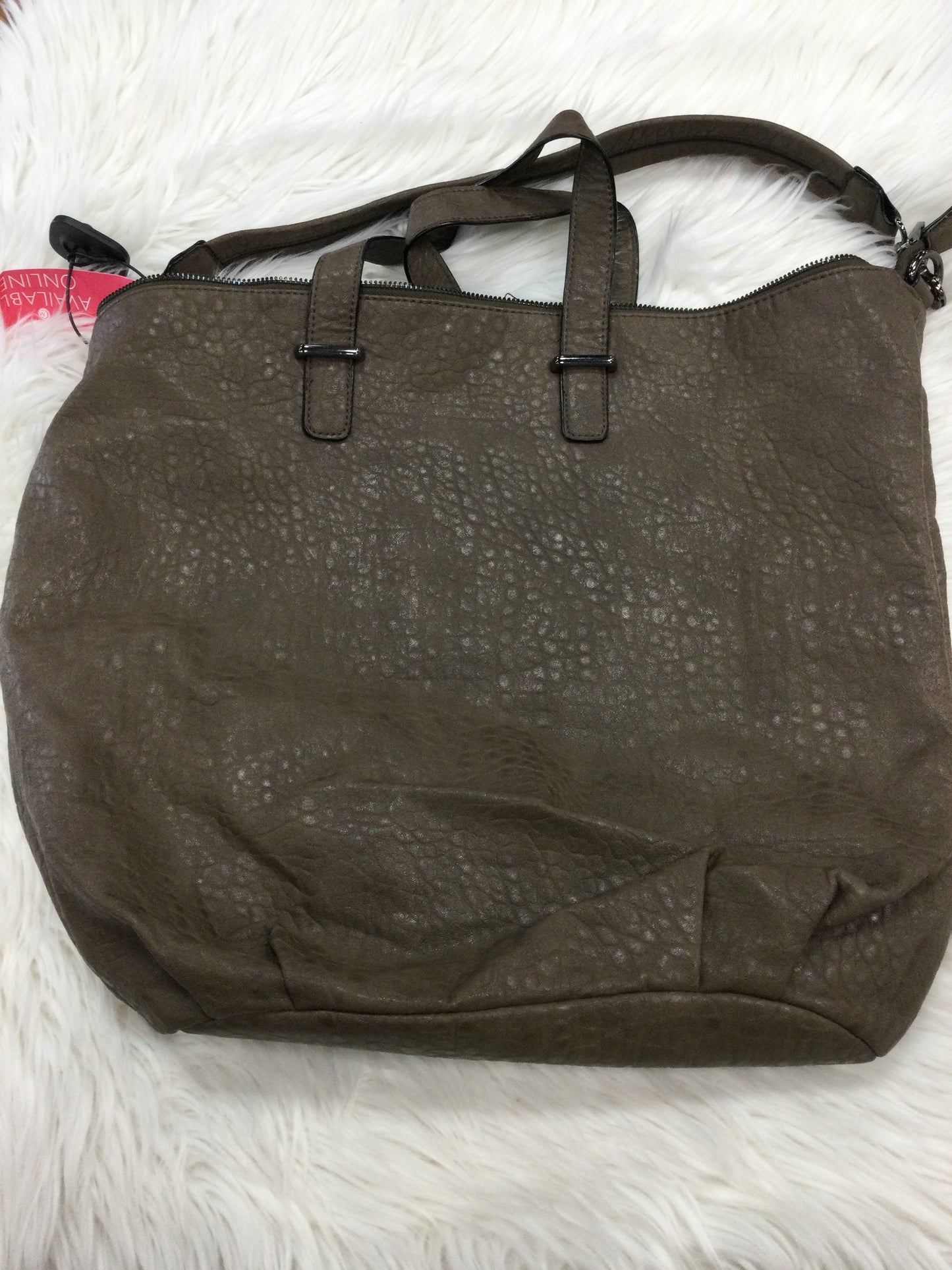 Handbag By Forever 21 In Brown, Size:Large