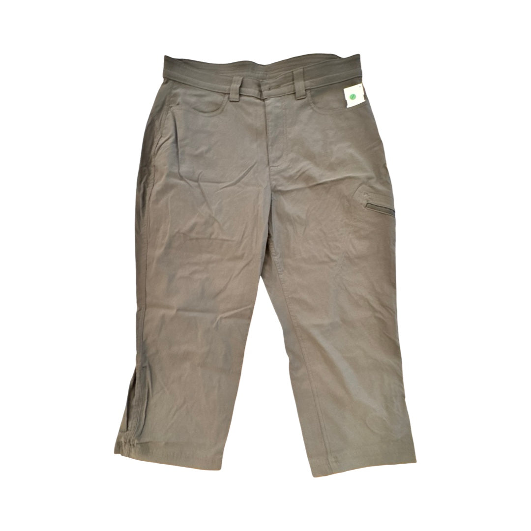 Athletic Capris By Eddie Bauer In Grey, Size:12