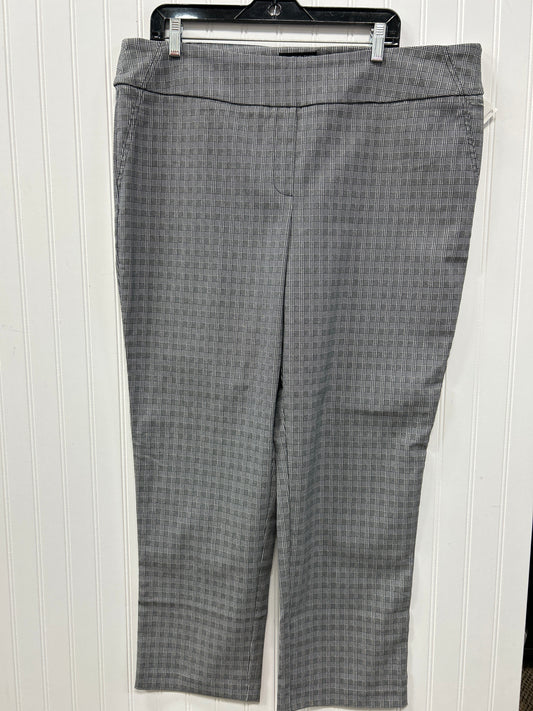Pants Dress By Hilary Radley In Plaid Pattern, Size:1X