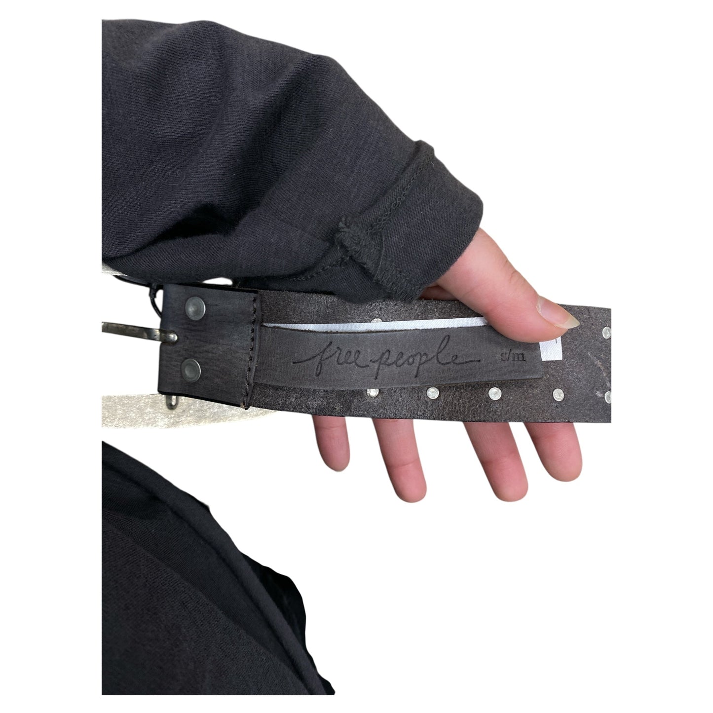 Belt By Free People In Grey