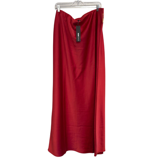 Skirt Maxi By Fashion Nova In Red, Size:3X