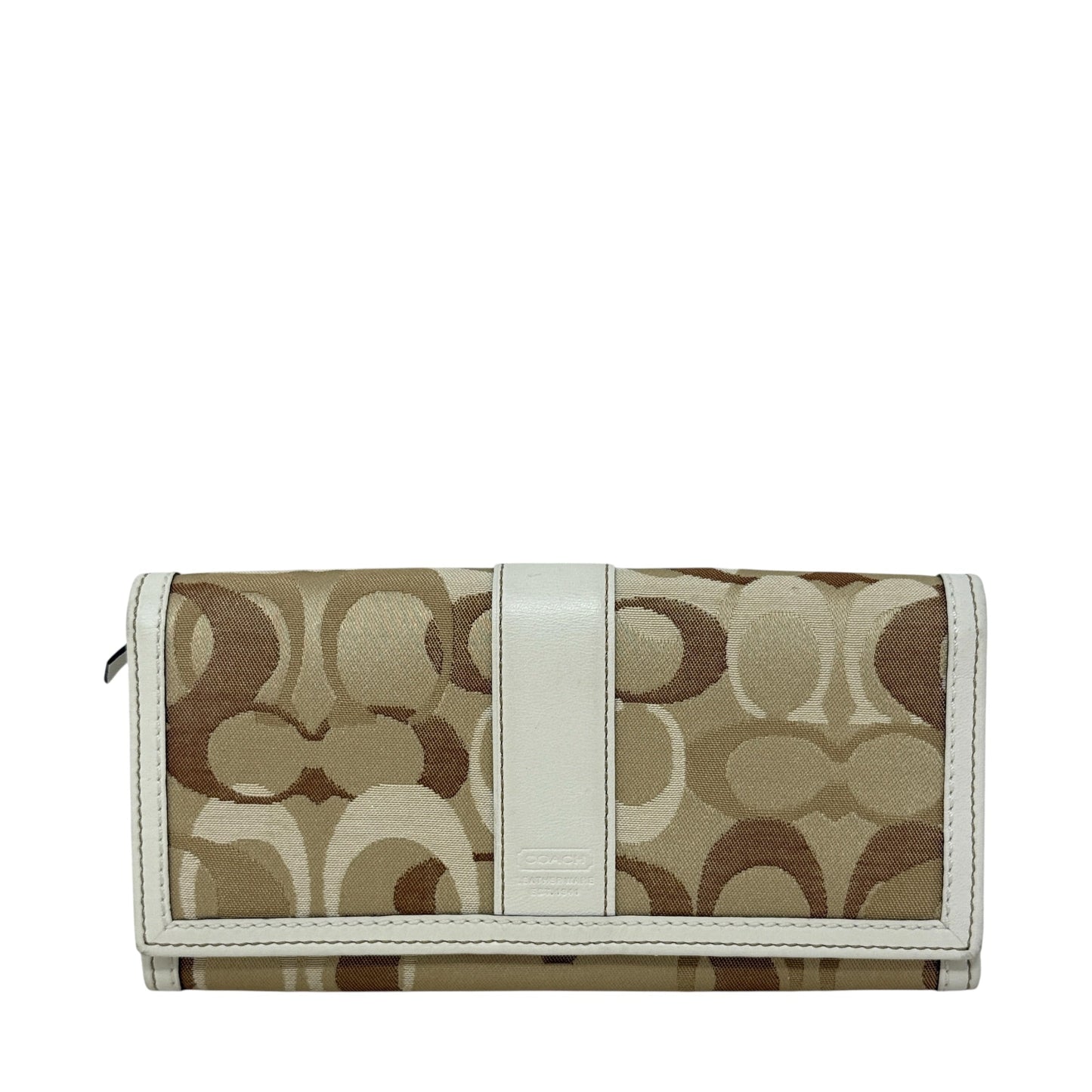 Signature Slim Envelope Wallet Designer By Coach, Size: Large