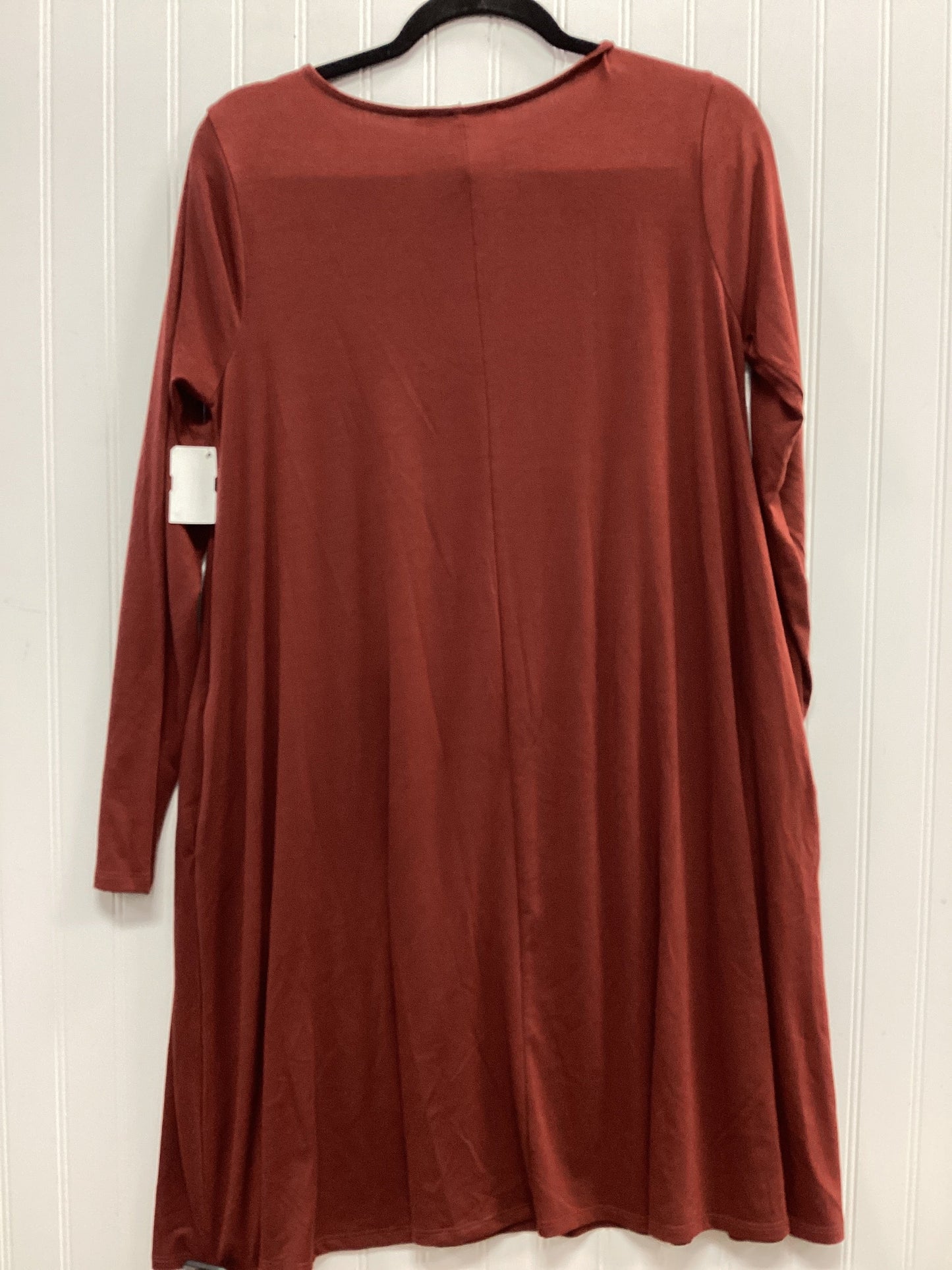 Dress Casual Midi By Zenana In Red, Size:L