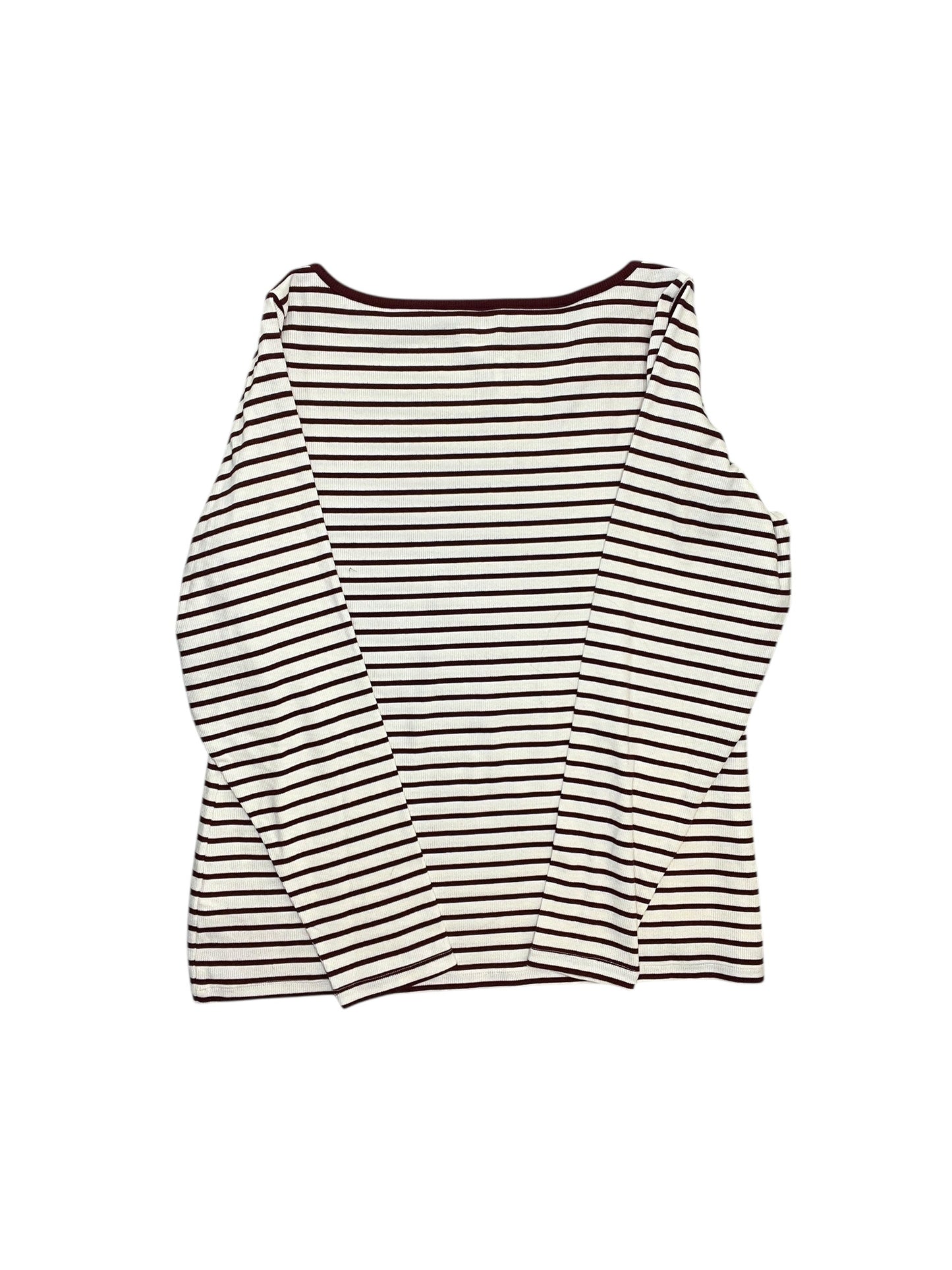 Top Ls Basic By Old Navy In Striped Pattern, Size:2X