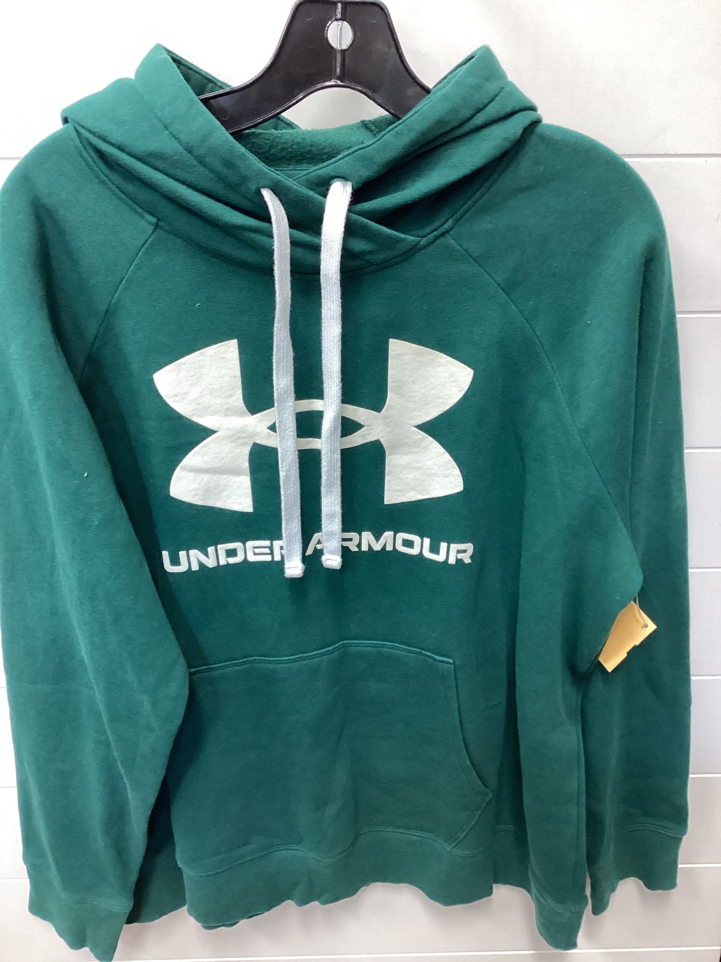 Sweatshirt Hoodie By Under Armour In Green, Size:Xl