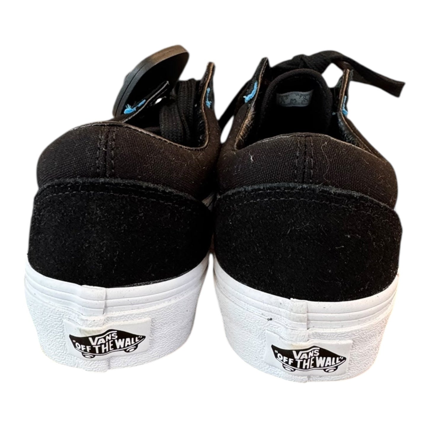 Shoes Sneakers By Vans In Black & Blue, Size:7