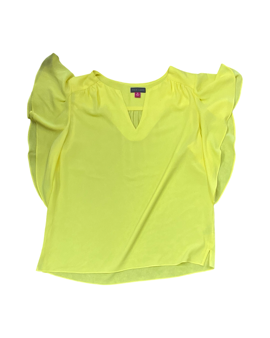 Top Ss By Vince Camuto In Yellow, Size:Xs