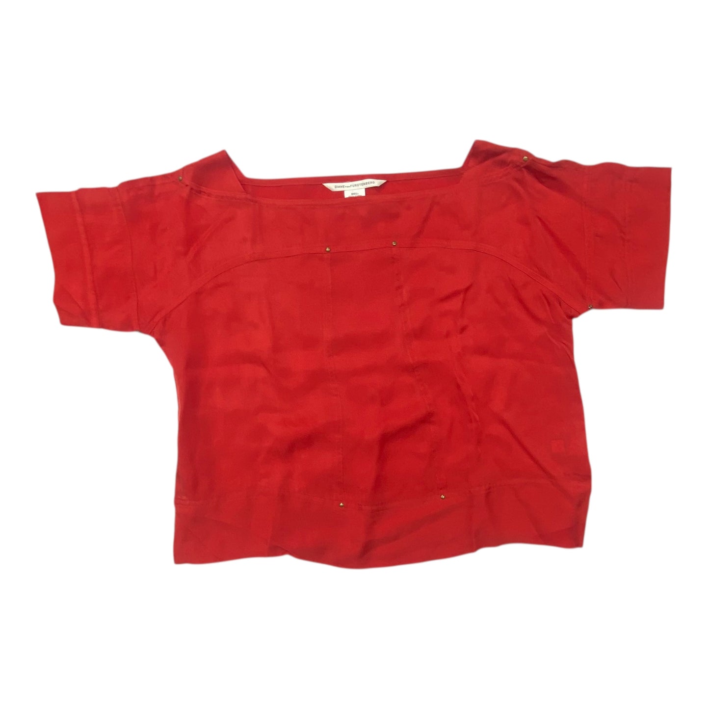 Top Ss Designer By Diane Von Furstenberg In Red, Size:S