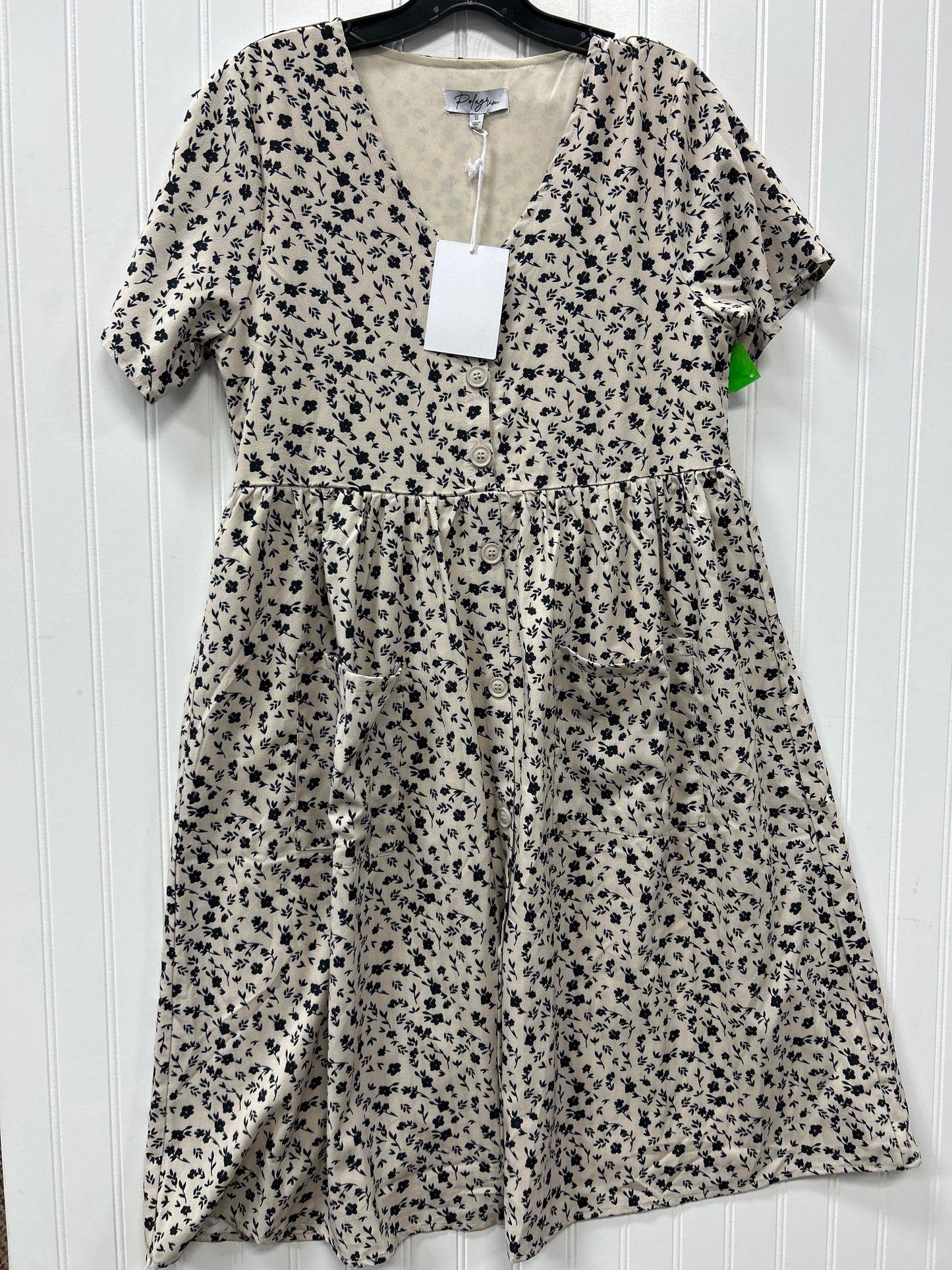 Dress Casual Midi By Polagram In Cream, Size:S