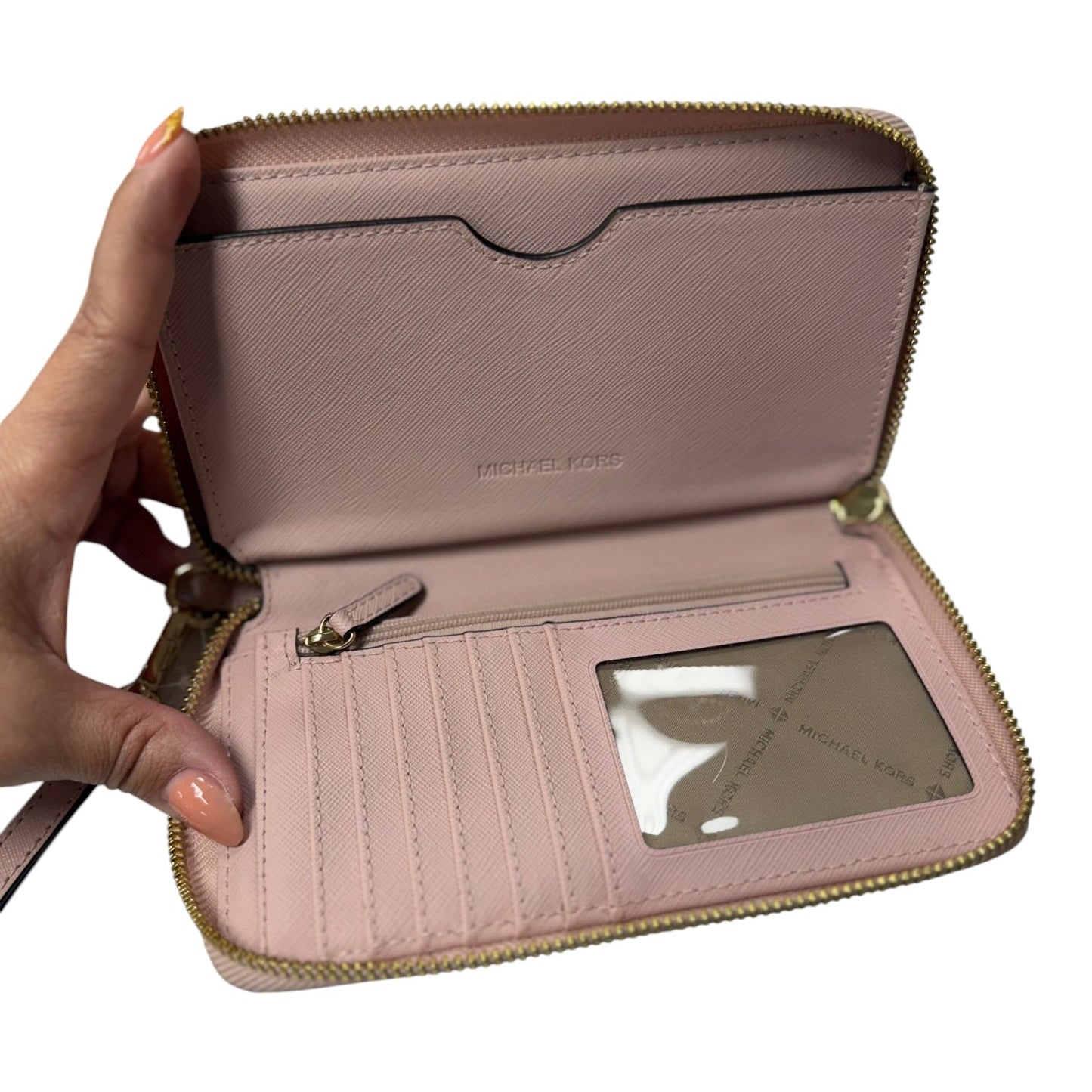 Wristlet Designer By Michael Kors In Pink, Size:Large