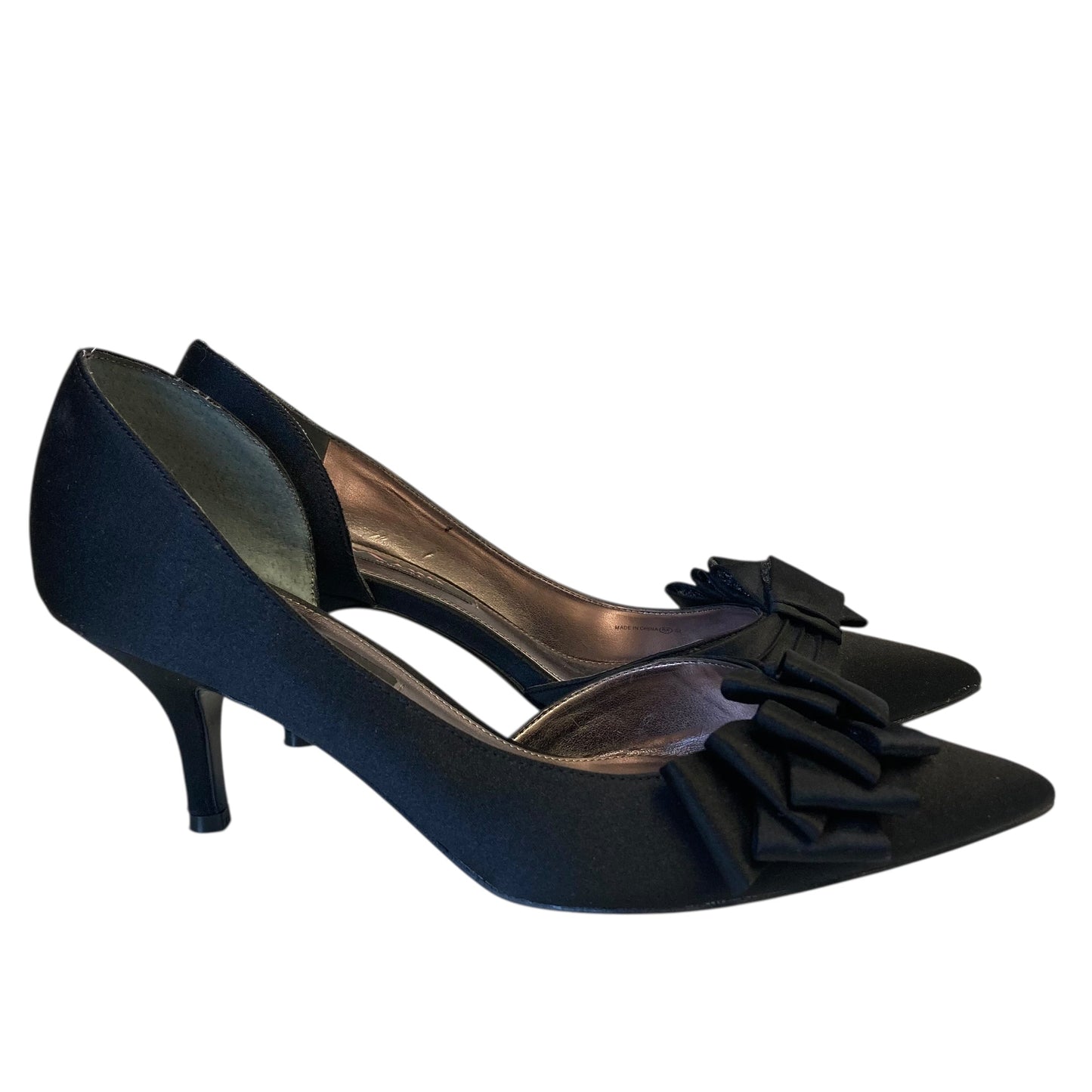 Shoes Heels Kitten By Nina In Black, Size:7.5