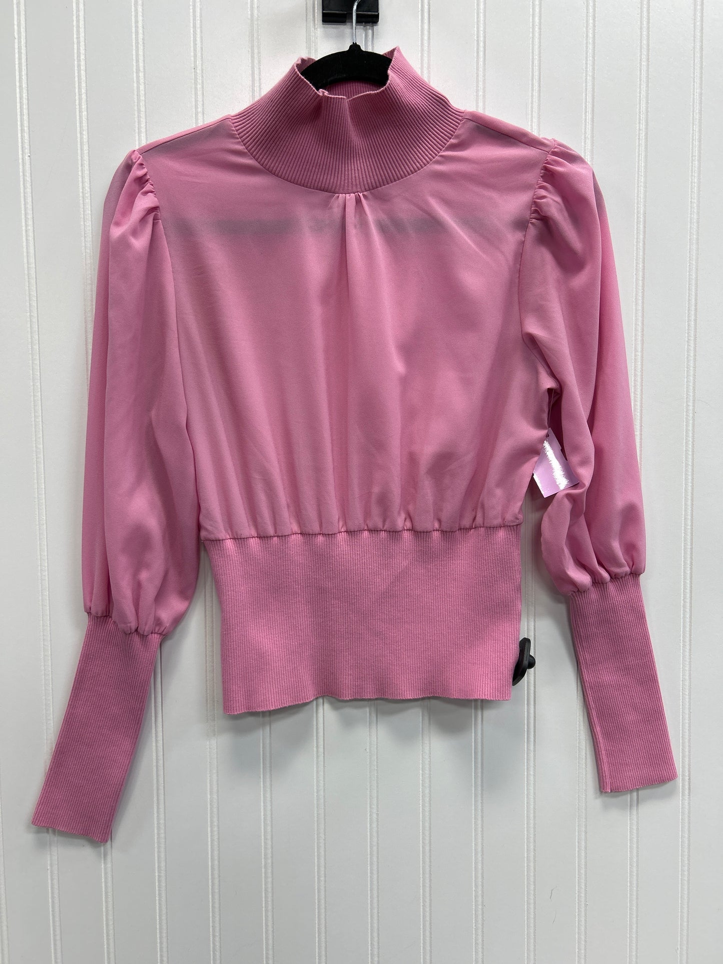 Blouse Ls By French Connection In Pink, Size:Xs