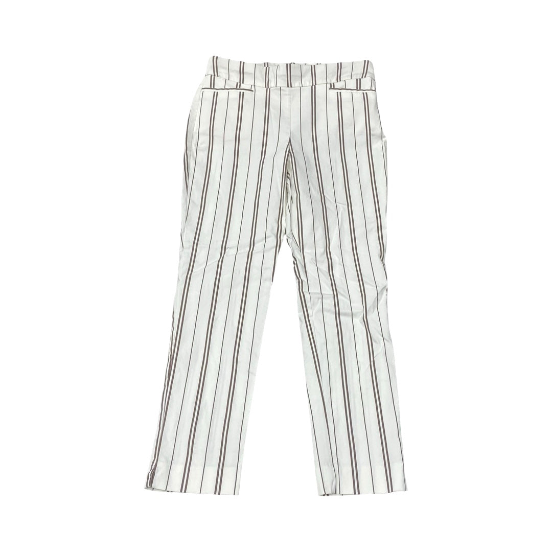 Pants Chinos & Khakis By Chicos In Brown & White, Size:4