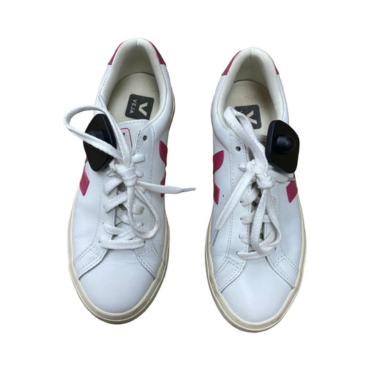 Shoes Sneakers By Veja In Pink & White, Size:7