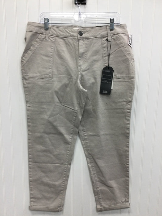 Jeans Skinny By 1822 Denim In Tan Denim, Size:14