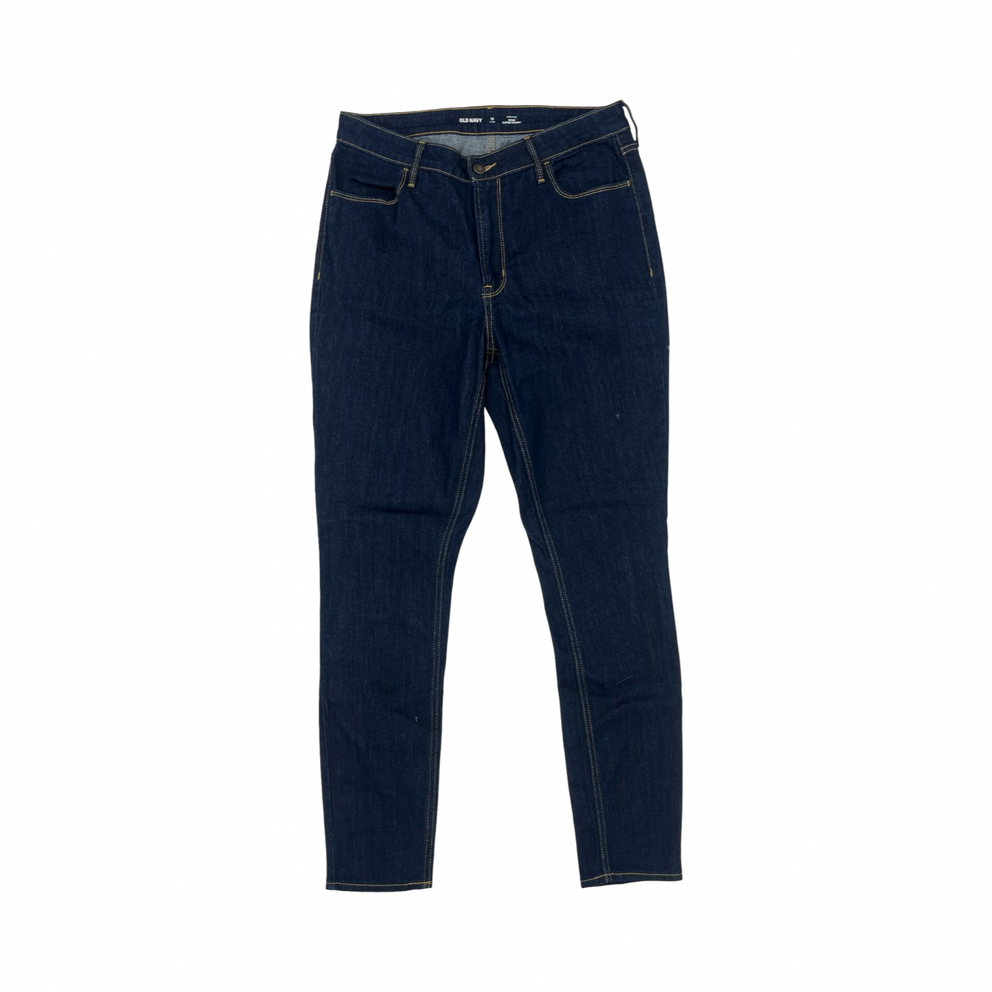 Jeans Skinny By Old Navy In Blue Denim, Size:12L