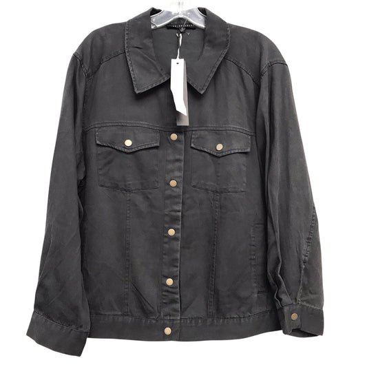 Jacket Denim By Jane And Delancey In Black, Size:1X