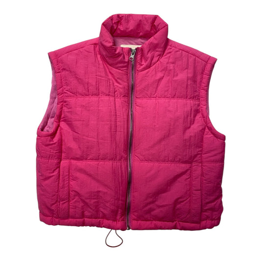 Vest Puffer & Quilted By Thread And Supply In Pink, Size:Xs