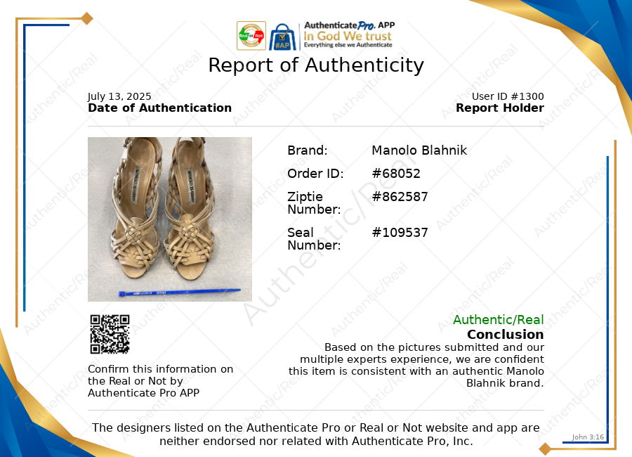 Shoes Luxury Designer By Manolo Blahnik In Tan, Size: 7