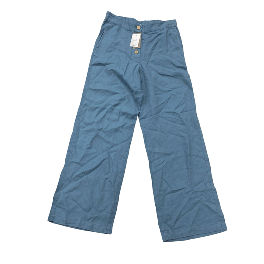 Pants Linen By J. Jill In Teal, Size:Xs