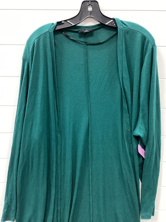 Cardigan By Lane Bryant In Green, Size:4X