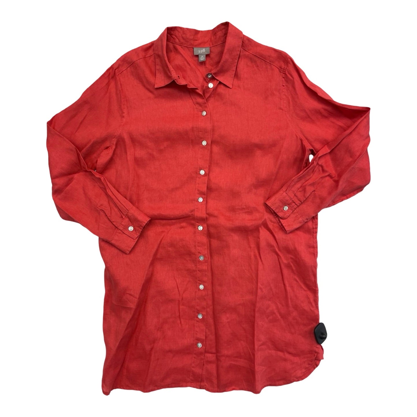 Tunic Ls By J. Jill In Red, Size:Mp