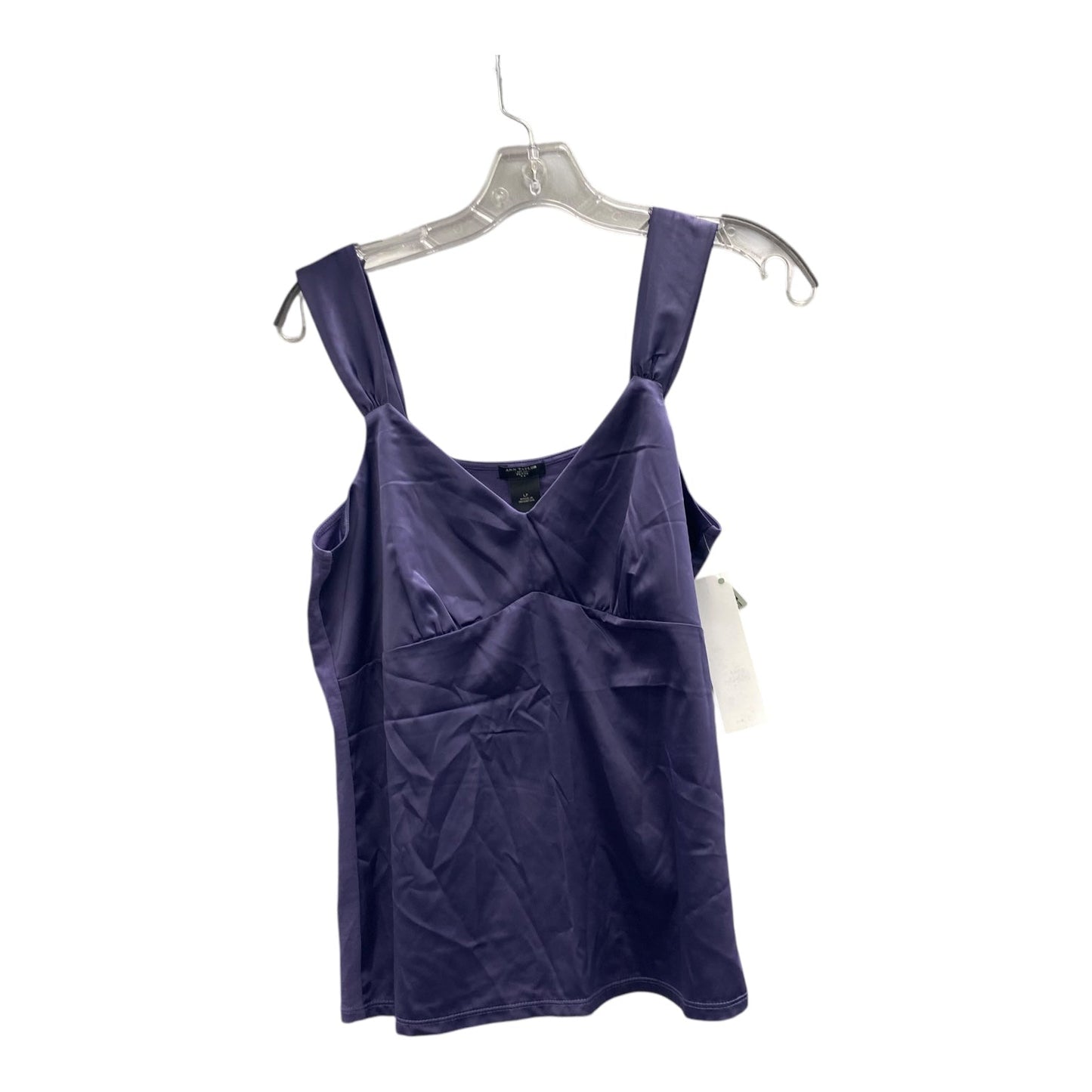 Top Sleeveless By Ann Taylor In Purple, Size:Lp