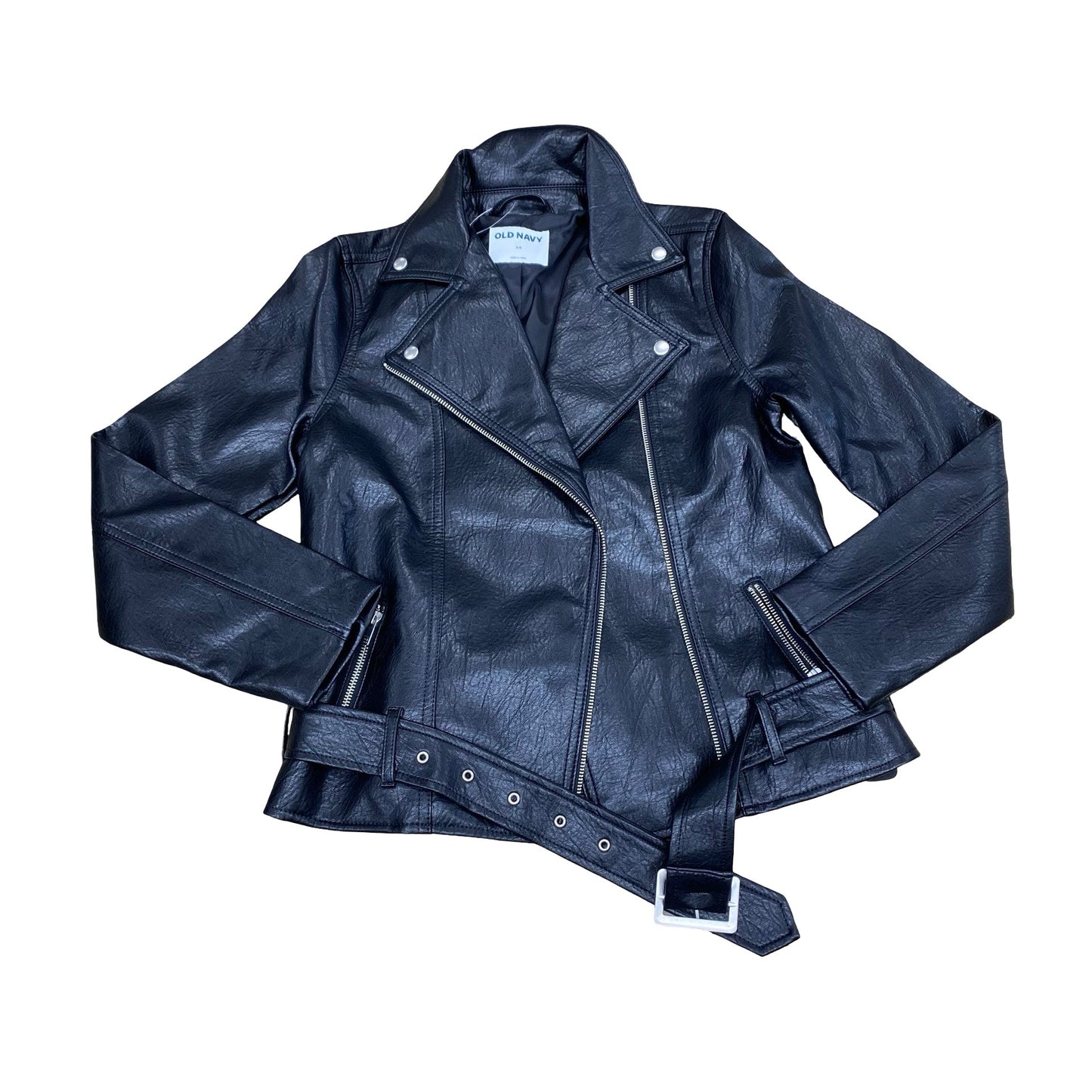 Jacket Moto By Old Navy In Black, Size:Xs