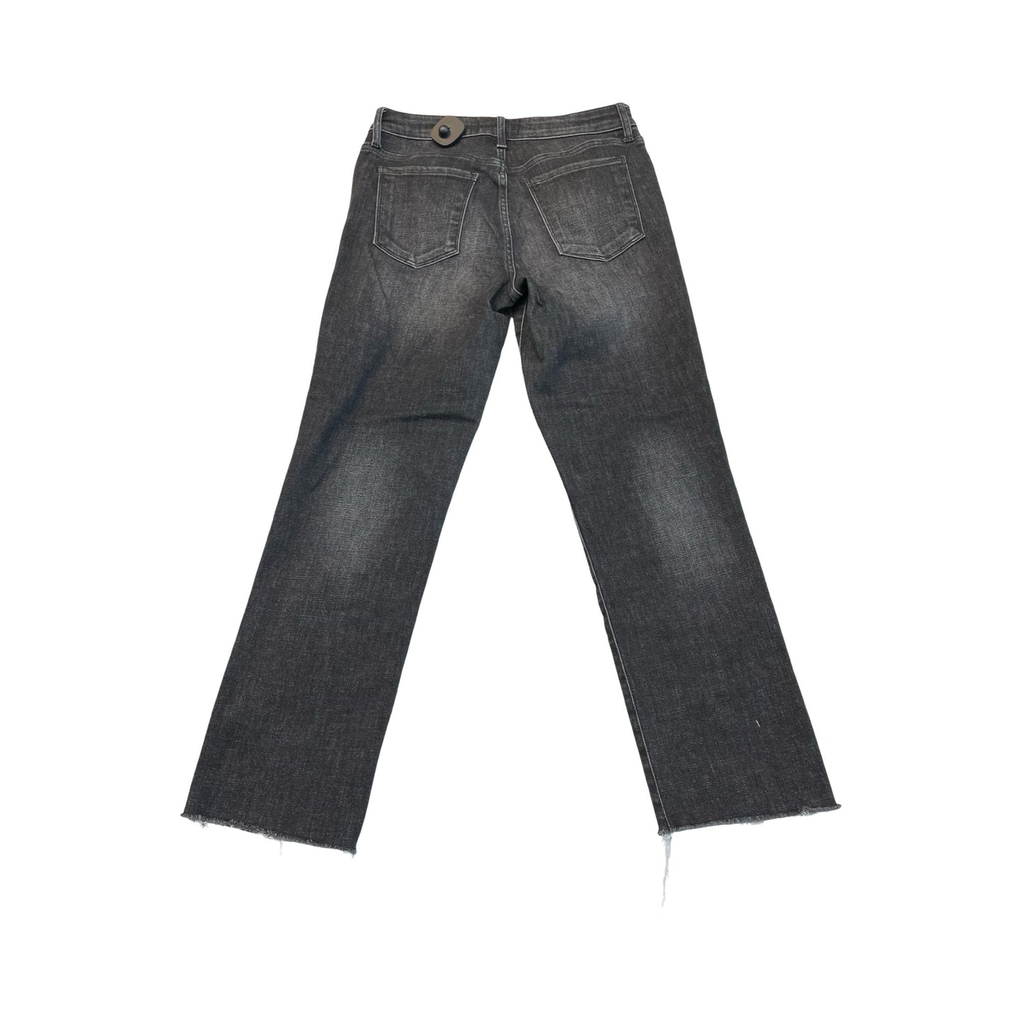 Jeans Straight By Evereve In Black Denim, Size:8