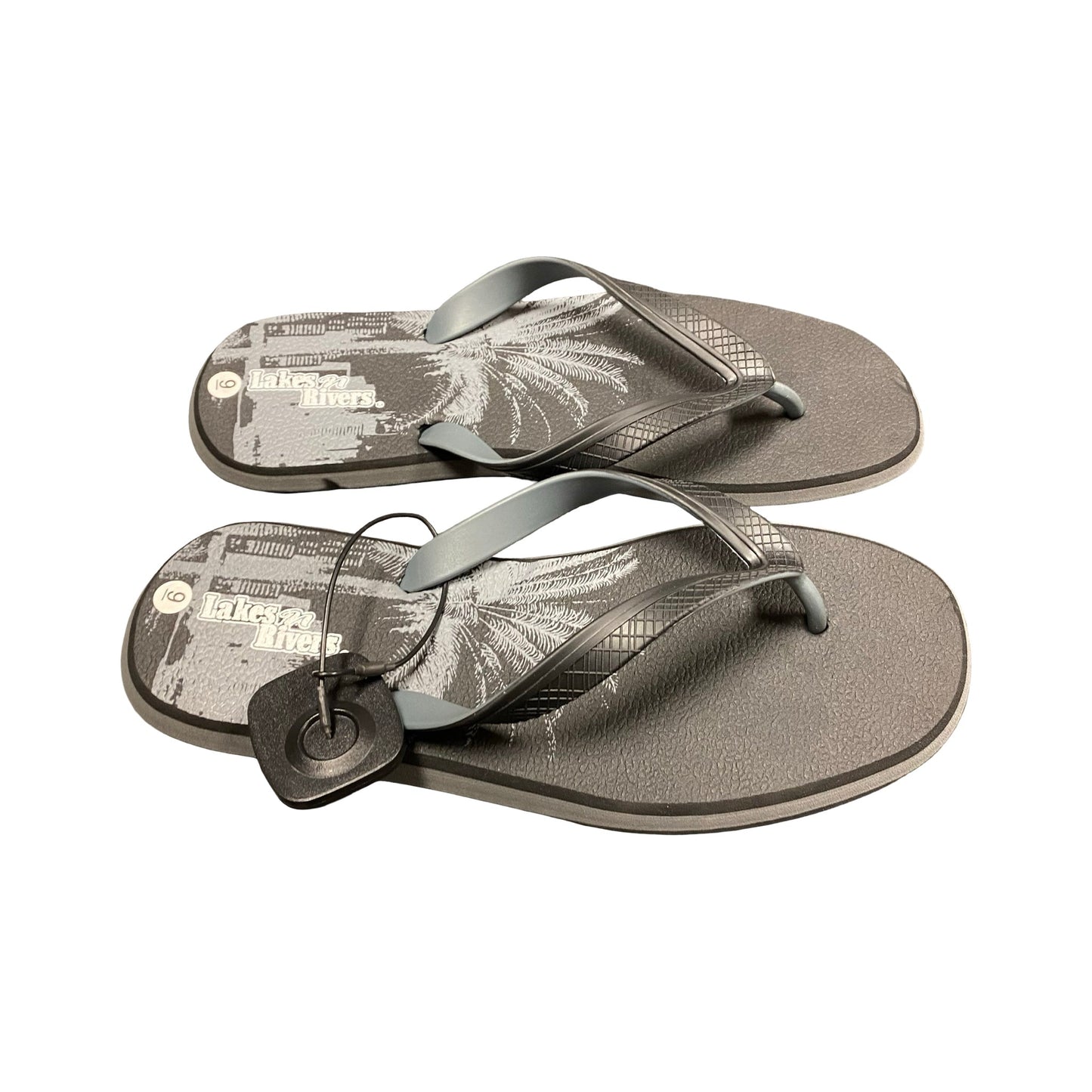 Sandals Flip Flops By Cmc In Black, Size:9