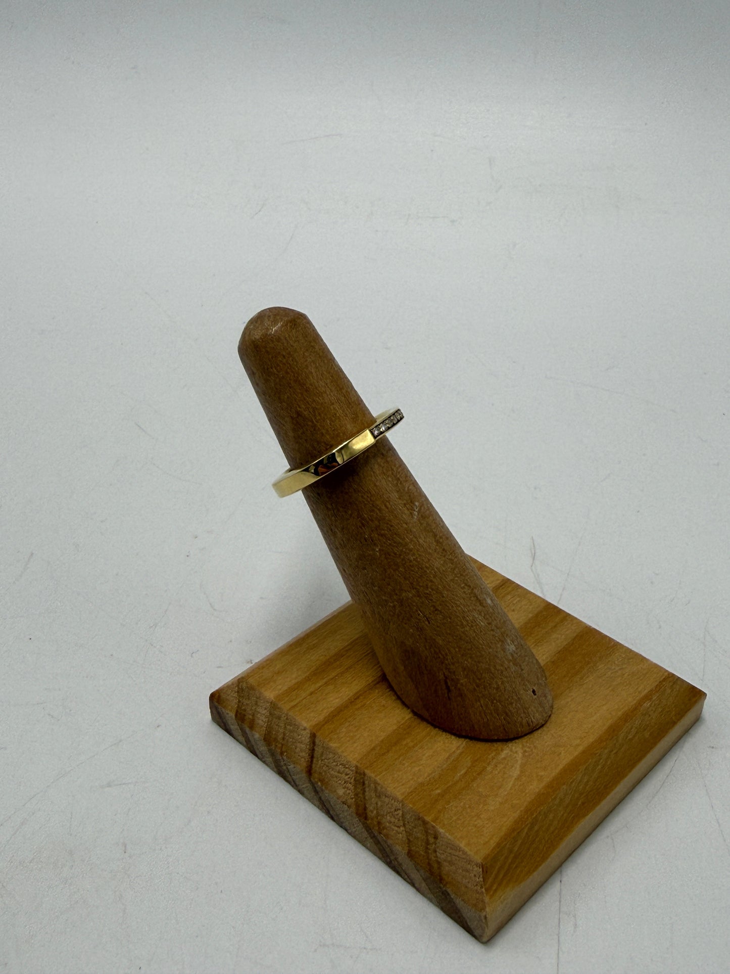 Tiffany & Company 18K & Diamond Lock Luxury Designer Ring, Size 4