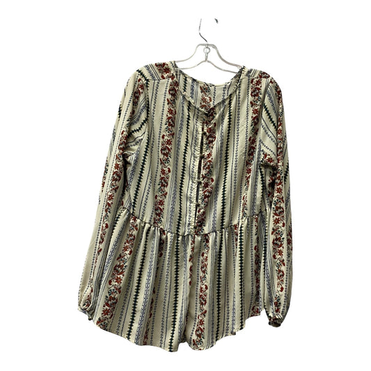 Top Ls By Altard State In Cream & Green, Size:L